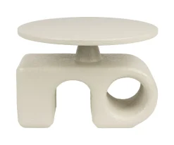 Zuiver Ronde Bijzettafel|Bijzettafel Hermit Resin, 58cm