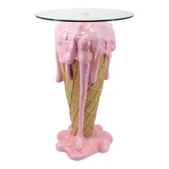 Richmond Interiors Ronde Bijzettafel|Bijzettafel Ice Ø48cm