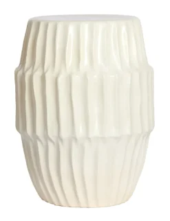 Light & Living Ronde Bijzettafel|Bijzettafel Isili Keramiek, kleur Mat Wit