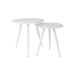 ZILT Zwarte Bijzettafel|Bijzettafels Set|Bijzettafel Kevan set van 2 stuks