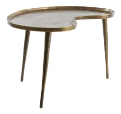 Light & Living Zwarte Bijzettafel|Bijzettafel Lienz 67 x 49cm