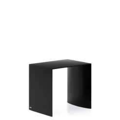 Kave Home Zwarte Bijzettafel|Bijzettafel Litto MDF, 55 x 40cm, kleur Zwart