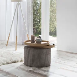 Artistiq Living Ronde Bijzettafel|Bijzettafel Maddy 50cm Grijs