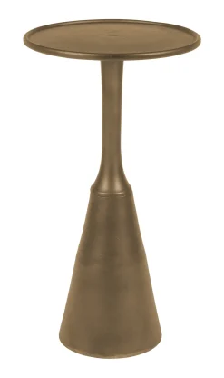 ZILT Ronde Bijzettafel|Zwarte Bijzettafel|Bijzettafel Margriet