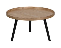 WOOOD Ronde Bijzettafel|Bijzettafel Mesa kleur Naturel