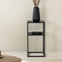 Nohr Zwarte Bijzettafel|Bijzettafel Nels 30 x 30cm, kleur Zwart