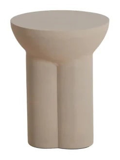 Light & Living Ronde Bijzettafel|Bijzettafel Ossana 39cm, kleur Mat Zand