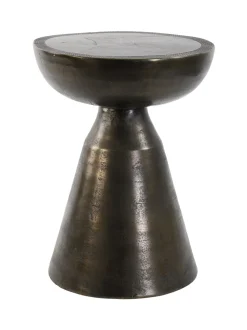Light & Living Ronde Bijzettafel|Bijzettafel Pasja kleur Antiek Brons