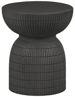 WOOOD Ronde Bijzettafel|Bijzettafel Samson Fiberclay