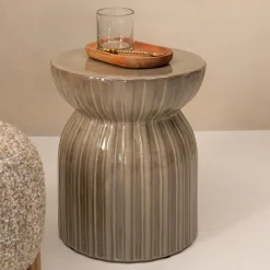 Rivièra Maison Ronde Bijzettafel|Bijzettafel Sintra Keramiek