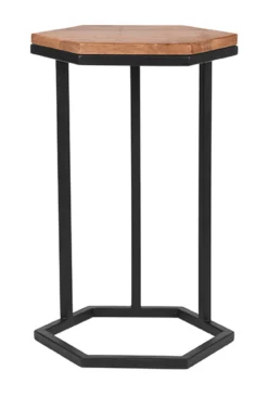 LABEL51 Zwarte Bijzettafel|Bijzettafel Slide 40cm