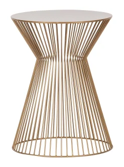 WOOOD Zwarte Bijzettafel|Ronde Bijzettafel|Bijzettafel Suus 35cm