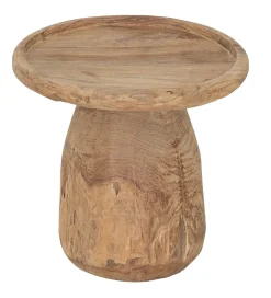 MUST Living Ronde Bijzettafel|Bijzettafel Tambora Teakhout, Ø50cm