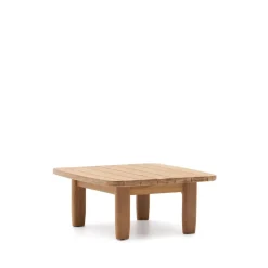 Kave Home Loungetafels & Bijzettafels|Bijzettafel Tirant hout, 70 x 70cm Teak