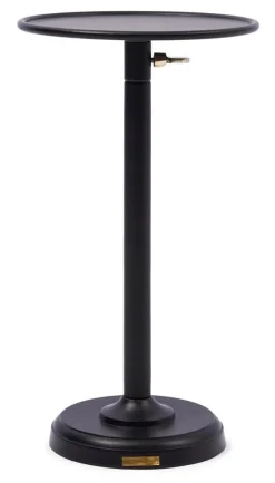 Rivièra Maison Zwarte Bijzettafel|Ronde Bijzettafel|Bijzettafel Venice kleur zwart Black