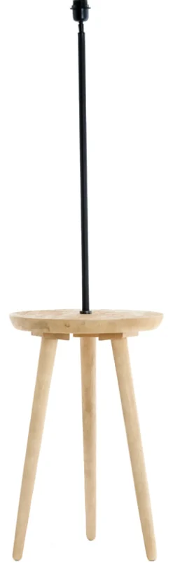 Light & Living Vloerlampen|Bijzettafel/Vloerlamp Tolfa 135cm hoog, kleur (excl. kap) Naturel