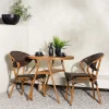 Nohr Eettafels Voor In Je Tuin|Bistroset Alesia kleur Bruin