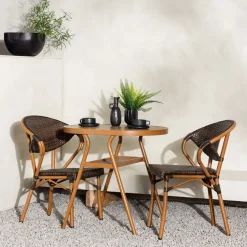 Nohr Eettafels Voor In Je Tuin|Bistroset Alesia kleur Bruin