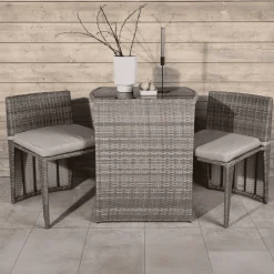 Nohr Eettafels Voor In Je Tuin|Bistroset Daneisha Wicker