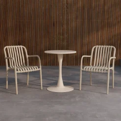Nohr Eettafels Voor In Je Tuin|Bistroset Takeisha kleur Beige