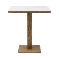 Rivièra Maison Bistrotafels|Bistrotafel Amalfi Marmer en eikenhout, 70 x 70cm