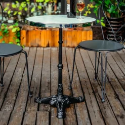 Artistiq Living Eettafels Voor In Je Tuin|Bistrotafels|Bistrotafel Kalman Marmer, 57cm