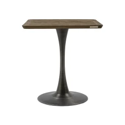 Rivièra Maison Bistrotafels|Bistrotafel Montpellier Eikenhout, 70x 70cm Bruin