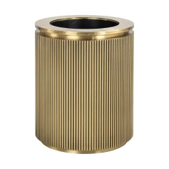 Richmond Interiors Potten & Manden|Bloempot Ironville Brass, 60cm hoog Brushed gold