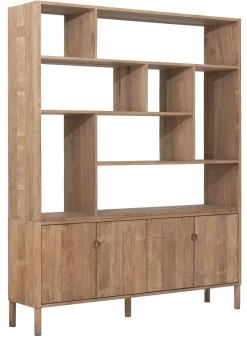 DTP Home Boekenkasten|Boekenkast Apollo Teakhout, 210 x 170cm