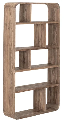 MUST Living Boekenkasten|Boekenkast Corso Teakhout, 110 x 200cm