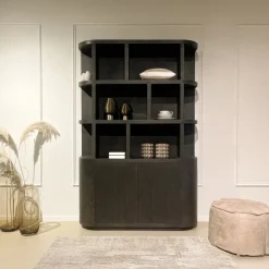 Livingfurn Boekenkasten|Boekenkast Novero Eiken, 220 x 145cm