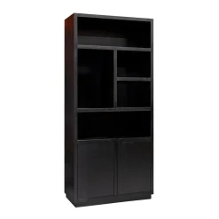 Richmond Interiors Boekenkasten|Boekenkast Oakura Eikenhout, kleur Zwart