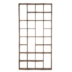 Eleonora Boekenkasten|Boekenkast Ozzy Mangohout, 240 x 120cm Bruin