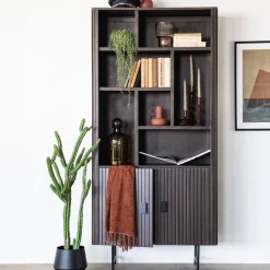 Eleonora Boekenkasten|Opbergkasten|Boekenkast Remi Mangohout, 200 x 96cm