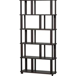 WOOOD Boekenkasten|Boekenkast Riss Eikenhout, 186 x 90cm