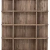 MUST Living Boekenkasten|Boekenkast Rush Teakhout, 160 x 140cm