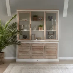 Rivièra Maison Buffetkasten & Vitrinekasten|Buffetkast Pacifica Mangohout White