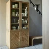 Rivièra Maison Buffetkasten & Vitrinekasten|Buffetkast Riverside Eikenhout en glas, 230 x 110cm