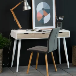 Bendt Bureaus|Sidetables|Bureau / sidetable Märta 110 x 50cm met 3 laden