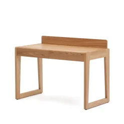 Kave Home Bureaus|Bureau Arandu met 2 laden, 120 x 60cm, kleur Naturel