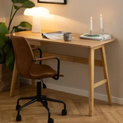 Bendt Bureaus|Bureau Bashar Eiken, 120 x 60cm Naturel