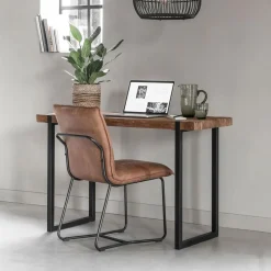 DTP Home Bureaus|Bureau Beam Teakhout, 120 x 50cm, kleur Naturel