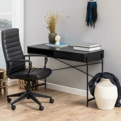 Bendt Bureaus|Bureau Mick 110 x 50cm Zwart