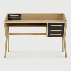 Ethnicraft Bureaus|Bureau Origami Geolied Eikenhout, 135 x 55cm