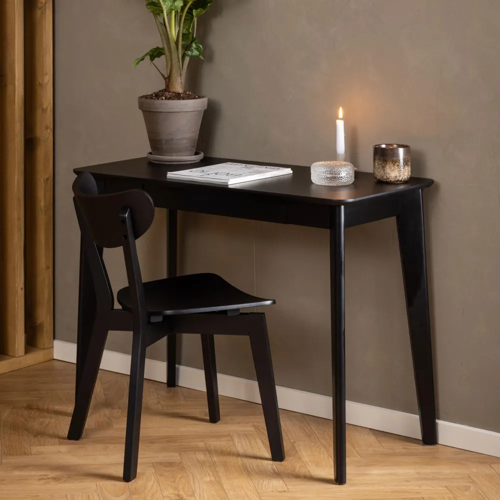 Bendt Bureaus|Bureau Torkil 100 x 50cm, kleur Zwart