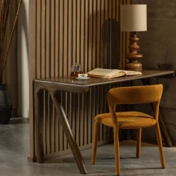 WOOOD Bureaus|Bureau Tug Mangohout, 130 x 60cm Walnoot