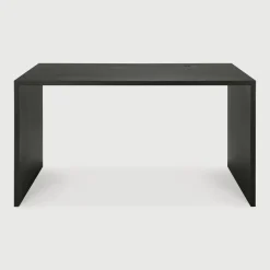 Ethnicraft Bureaus|Bureau U Gevernist Eikenhout, kleur Zwart