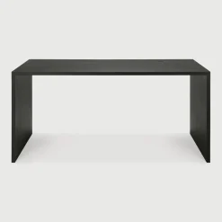 Ethnicraft Bureaus|Bureau U Gevernist Eikenhout, kleur Zwart