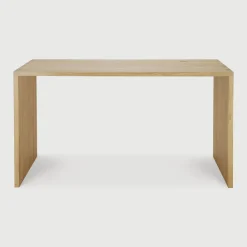 Ethnicraft Bureaus|Bureau U Gevernist Eikenhout, kleur Naturel