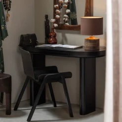 WOOOD Bureaus|Sidetables|Bureau/Sidetable Mael Met 1 lade, 120 x 50cm kleur Zwart